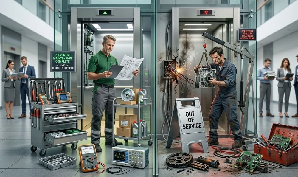 What Each Type of Elevator Maintenance Actually Means