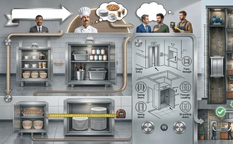 Dumbwaiter Size for a Restaurant