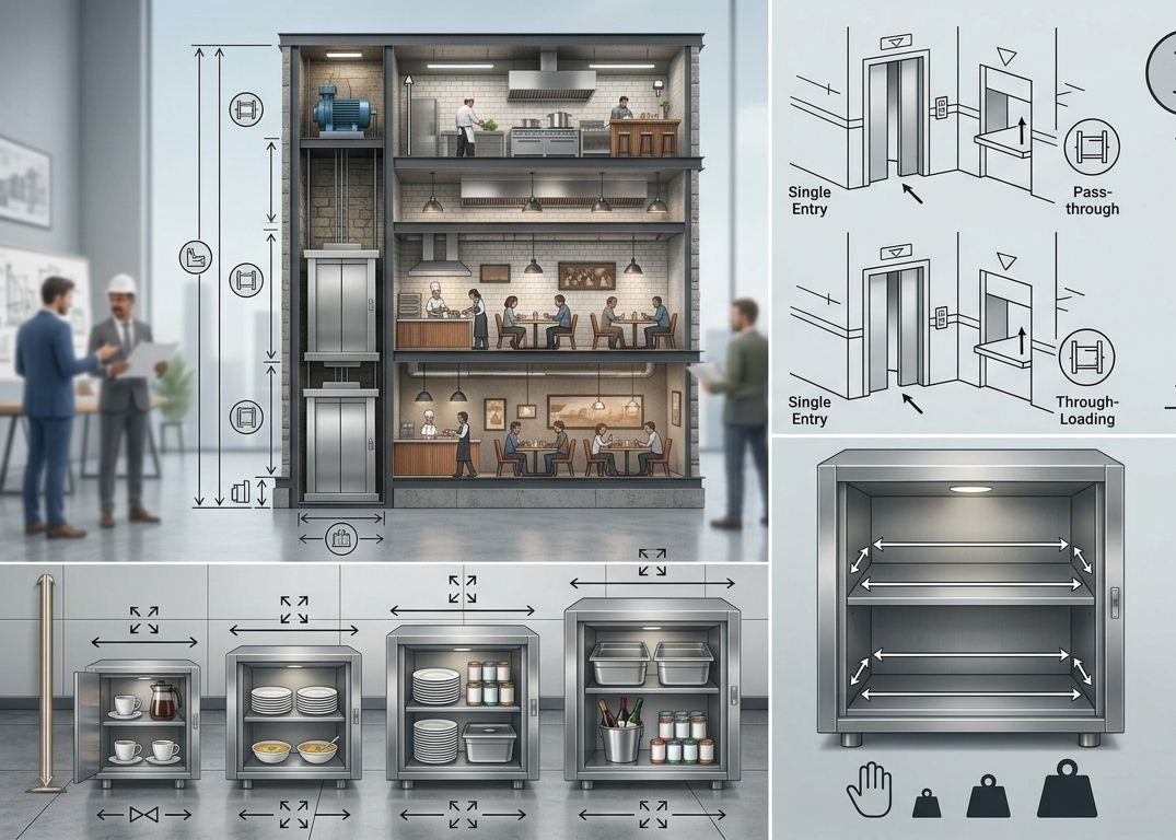 Dumbwaiter Sizing Calculation for Syrian Restaurants