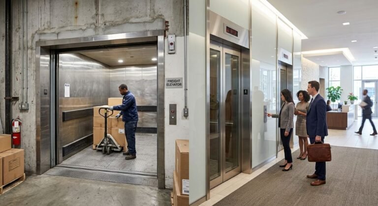 Freight Elevators vs. Passenger Elevators